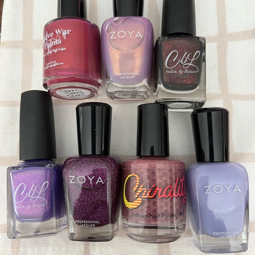 Nail Polish Set, Purples